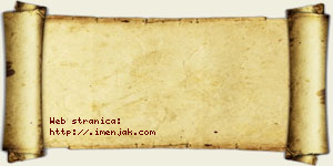 Trnjina Dunjić vizit kartica